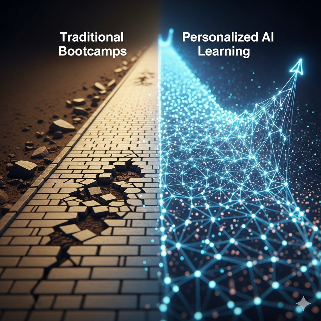 The Great Skill Reset: Why AI-Powered Upskilling is Making Bootcamps Obsolete
