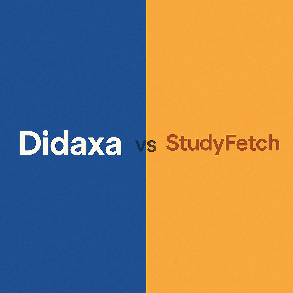 Didaxa vs StudyFetch: Which AI tutoring platform fits your learning style?